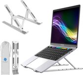 MisterHomeOffice - Ergonomische Laptop Standaard Zilver - Tablet Standaard - Laptop Verhoger