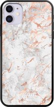 iPhone 11 Hoesje TPU Case - Peachy Marble #ffffff