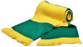 retro supporter bloksjaal geel/groen