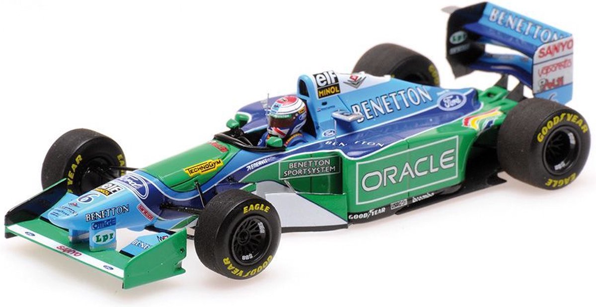 Formule 1 Benetton Ford B194 #6 British GP 1994 - 1:43 - Minichamps