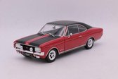 Modelauto Opel Commodore A GS/E 1970 rood 19 cm - Schaal 1:24 - Speelgoedauto - Miniatuurauto