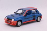 BBURAGO auto Renault R5 Turbo 1 1 / 24th - Blauw - Modelauto - Schaalmodel - Miniatuurauto