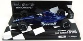 The 1:43 Diecast Modelcar of the Tyrell Ford 018 #3 of the San Marino GP 1989. The driver was Jonathan Palmer. This scalemodel is limited by 1056pcs.The manufacturer is Minichamps.This model is only online available