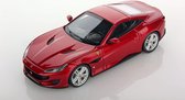 De 1:43 Diecast modelauto van de Ferrari Portofino Cabriolet sloot 2018 in het rood. De fabrikant van het schaalmodel is Looksmart.Dit model is alleen online beschikbaar.