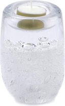 Urn / Mini Urn - Urn Theelicht Transparant Klein  - Urn voor as - Urn Hond - Urn Kat - Urn Glasobject - Urn Kunst - As-Gedenkstuk - Glasurn