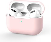Siliconen hoesje Apple AirPods Pro roze - AirPods case roze - AirPod pro case