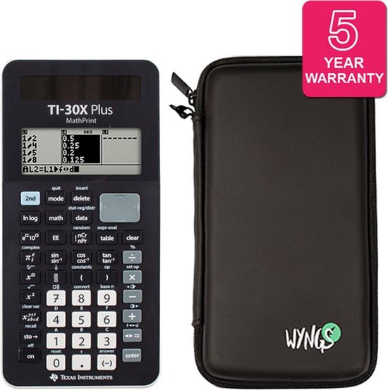 Texas Instruments TI-BA II Plus Con Custodia Protettiva - Calcolatrice Scientifica E Garanzia Estesa