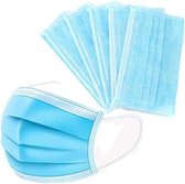 50 stuks Blauwe 3 laags wegwerp mondkapjes | Mondmasker niet Medisch