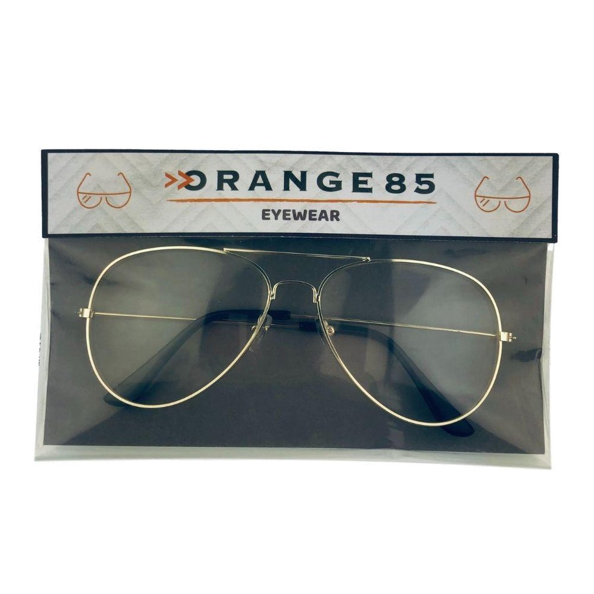 Montour Bril Zonder Sterkte -- Noa -- Halfrond - Goud - Hip Montuur - Geen  Sterkte | Blokker