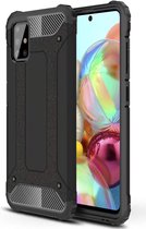Hoesje geschikt voor Samsung A71 - Back Cover Shockline Case Zwart