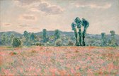 Claude Monet, Papaverveld, 1890 op aluminium, 40 X 60 CM
