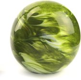 Urn / Mini Urn - Urn Bol Marble groen 0,1L - Urn voor as - Urn Hond - Urn Kat - Urn Glasobject - Urn Kunst - As-Gedenkstuk - Glasurn