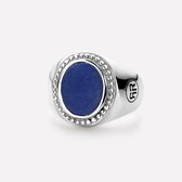 Rebel and Rose RR-RG016-S Ring Women Oval Lapis Lazuli zilver-blauw Maat 51
