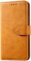 Book Case Apple iPhone 12 Mini | Hoogwaardig PU Leren Hoesje | Lederen Wallet Case | Luxe Uitstraling | Telefoonhoesje | Pasjeshouder | Portemonnee | Cognac Bruin