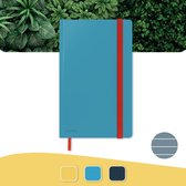 Leitz Cosy Notitieboek A5 Soft Touch Gelijnd - Notitieboek Hard Cover - Ideaal voor Thuiskantoor/Thuiswerken - Sereen Blauw