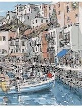 Protsvetnoy Paint by Numbers | Marina in a Town - MG2094E