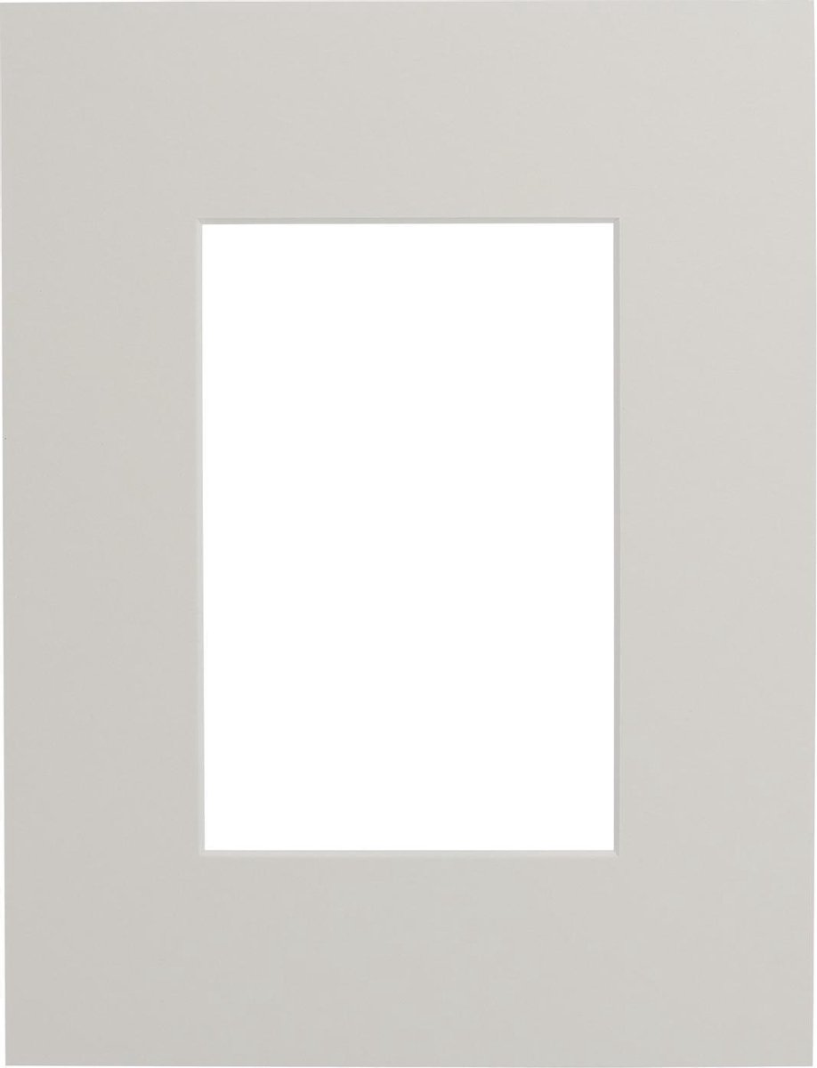 Passe-partouts 224 Wit 20x28cm met 12x17cm uitsnede (5 stuks)