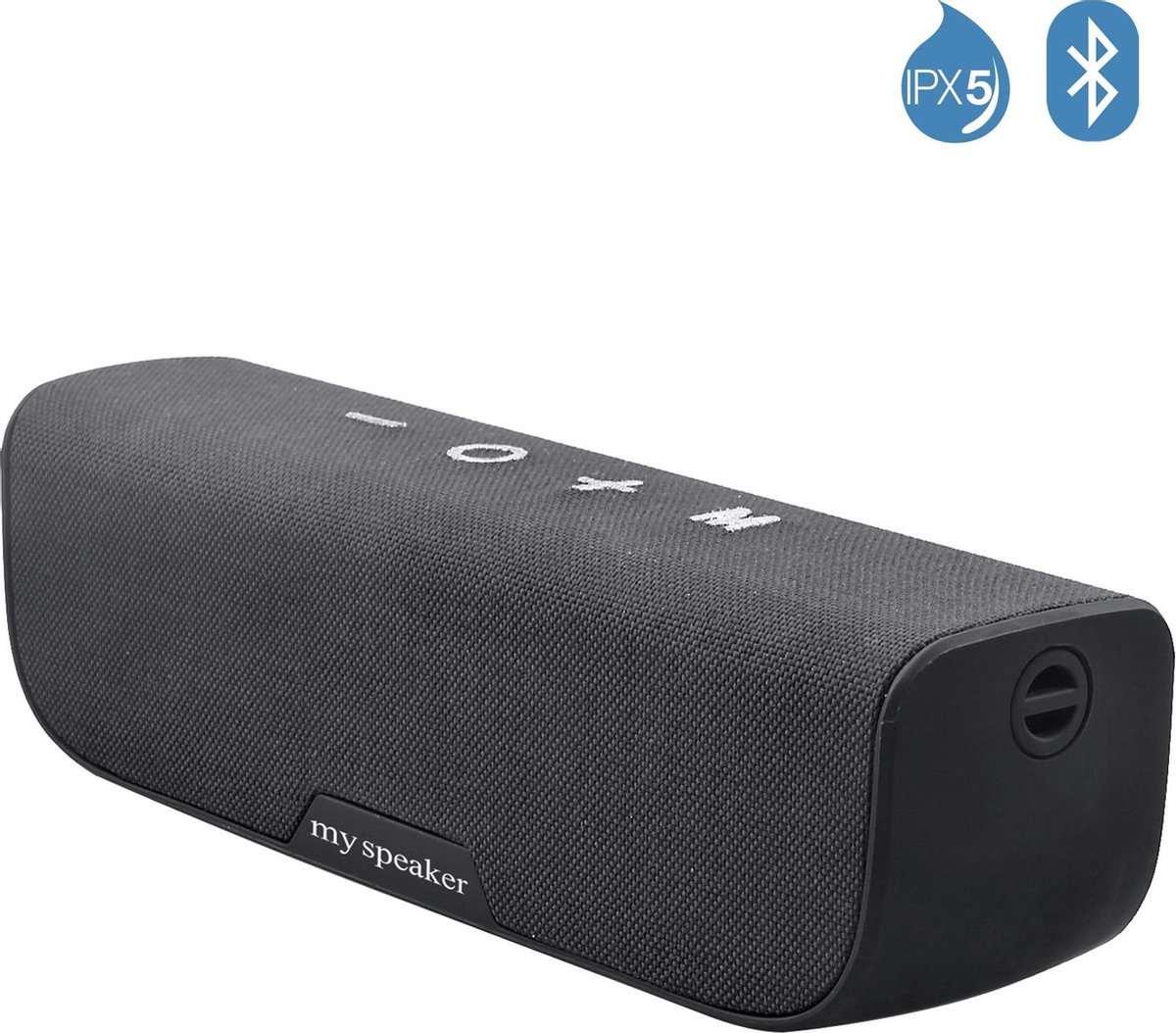 erotisch Niet essentieel reflecteren Bluetooth Speaker – Draadloze en Draagbare Speaker – Muziek Box Bluetooth –  Zwart | bol.com