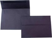 Enveloppen Zwart 18,4x13,3cm Premium Opaak (50 stuks)