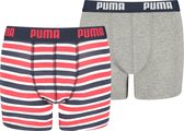 PUMA Jongens Basic Stripe Boxershort - Maat 170/176