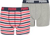 PUMA Jongens Basic Stripe Boxershort - Maat 158/164