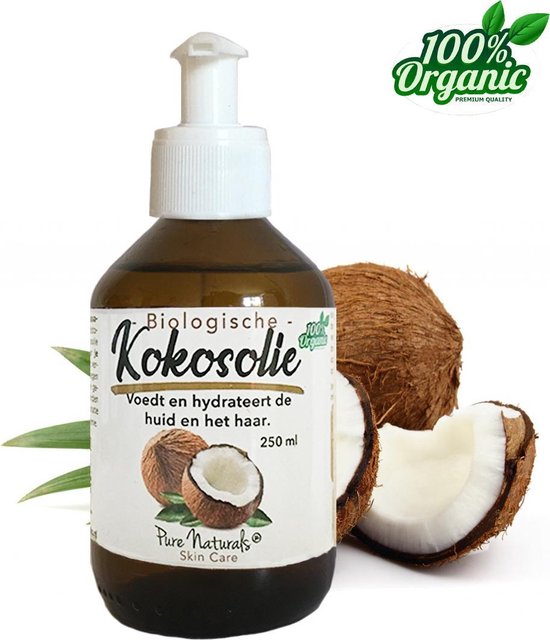 nevel ketting krullen Kokosolie vloeibaar 250 ml - Huid Haar verzorging - Biologisch -  Geraffineerd -... | bol.com
