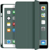 WIWU - iPad 2020 hoes - 10.2 inch - PU Leren Tri-Fold Book Case - Groen