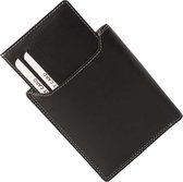 Leer Portemonnee staand formaat met RFID-bescherming | Rundnappaleer | Creditcardhouder | Kaarthouder | Kaartenhouder | Card holder | Wallet | Staand