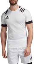 adidas Sportshirt - Maat L  - Mannen - wit,zwart