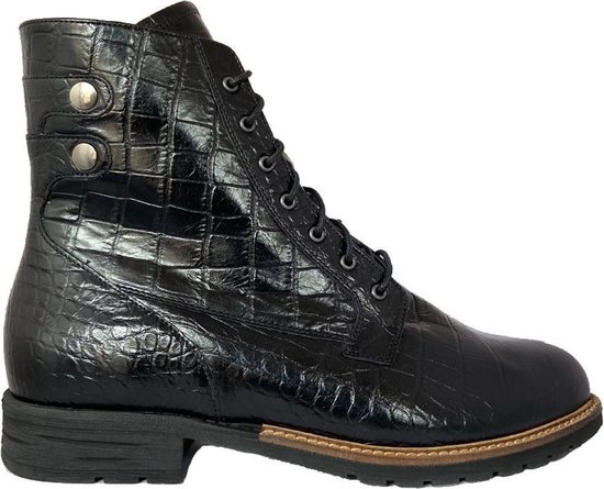 Zwarte Durea Veterboots Wijdte K | bol.com
