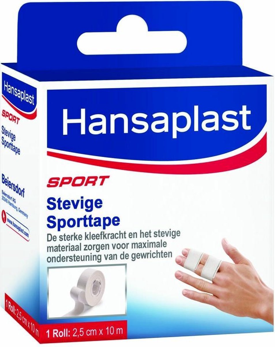 Hansaplast Sport Stevige Sporttape - Smal - 10 meter - Hansaplast