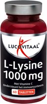 Lucovitaal L-Lysine 1000 milligram One a Day Voedingssupplement 60 tabletten