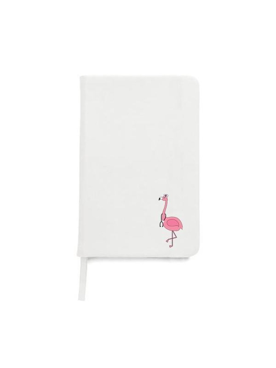 A5 Notitieboek Verpleegkunde Gelijnd Flamingo- Zorg - Cadeau Verpleegster
