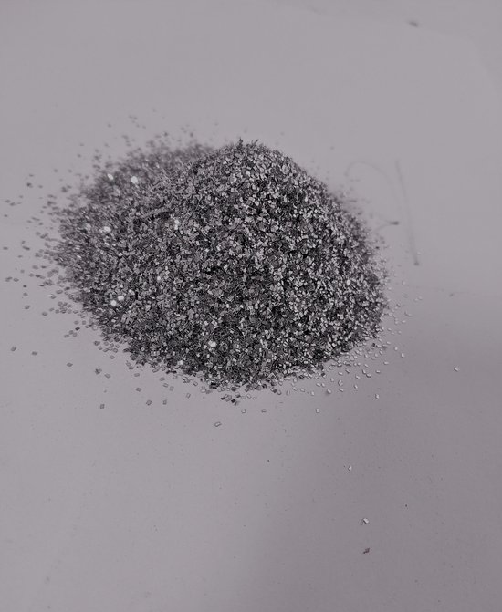 grof Zilver glitter-165 gram-glitter knutsel-kerst glitters-strooi glitter-
