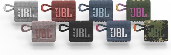 JBL Go 3 Zwart - Draadloze Bluetooth Mini Speaker