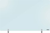 DESQ® Preventie Plexiglas Scherm | 65 x 100 cm | Incl. 2 bureauklemmen
