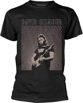 David Gilmour Heren Tshirt -M- Live Zwart