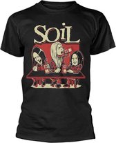 Soil Heren Tshirt -XL- Alcoholics Zwart