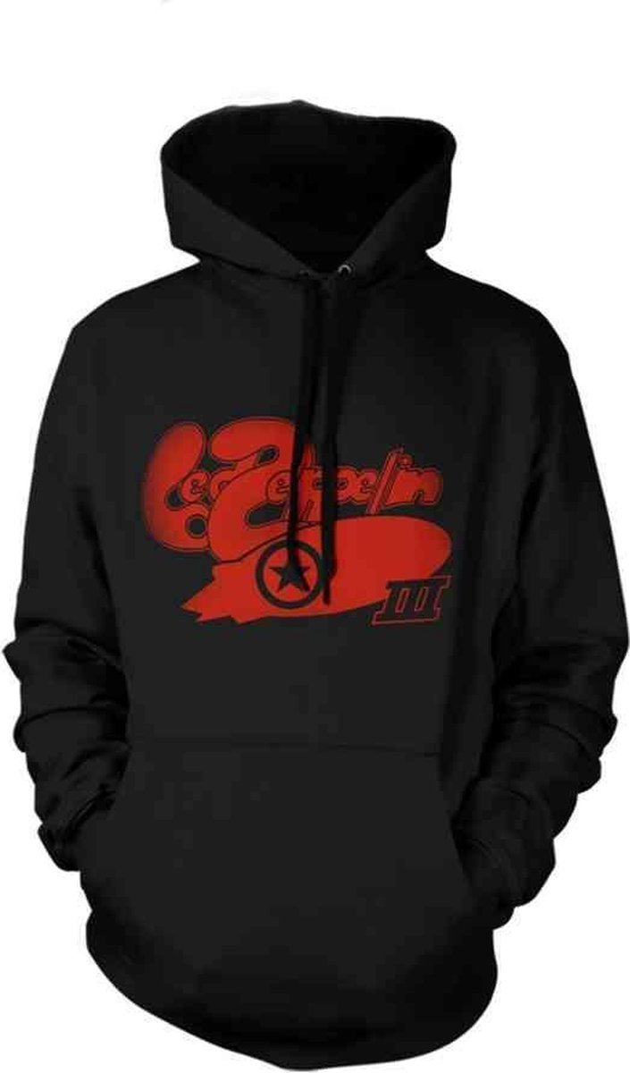 Led Zeppelin Hoodie/trui -M- LZ III Bubble Logo Zwart