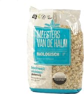 Boekweitvlokken Meesters Van De Halm - Zak 500 gram - Biologisch