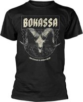 Bokassa Heren Tshirt -S- Narcissism Zwart