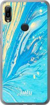 Huawei Y6 (2019) Hoesje Transparant TPU Case - Endless Azure #ffffff