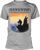 Hawkwind Heren Tshirt -S- Masters Of The Universe Grijs