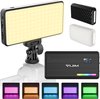 VIJIM RGB Multi Color LED-lamp VL196 - 3000 mAh accu- 20 scenes - USB-C - 1/4inch schroefaansluiting - Zwart
