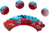 ProductGoods - 12 Stuks Cars Mini Cupcake Bakjes + 12 Cupcake Cars Versiering - Kinderen - Kinderfeestje - Party - Taart Decoraties - Verjaardag Decoratie - Happy Birthday - Cars -