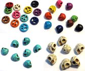Set de Perles Skull and Peace Signs - Total 36 pièces - Diverse couleurs
