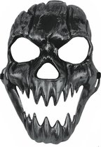 Witbaard Gezichtsmasker Ghost Pvc Zilver One-size