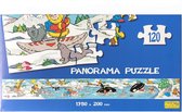 Panorama Puzzel Dieren XXL | 175 x 20 cm | 120 Stukjes | Met 2 GRATIS Spinners