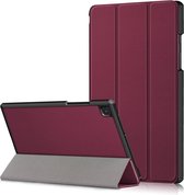 Tri-Fold Book Case met Wake/Sleep - Geschikt voor Samsung Galaxy Tab A7 (2020) Hoesje - Bordeaux