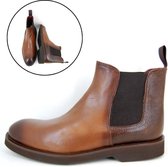 Stravers - Chelsea Boots Maat 38 Heren Bruin Kleine Maten Herenschoenen